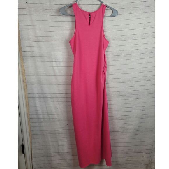 A NEW DAY CANDY PINK SLEEVELESS MIDI DRESS, SZ SMALL - Picture 9 of 15